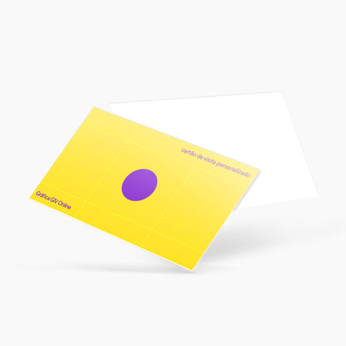 Cartão de Visita em Couché Brilho -FRENTE 