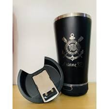 Copo Térmico  Corinthians com Caixa de Som